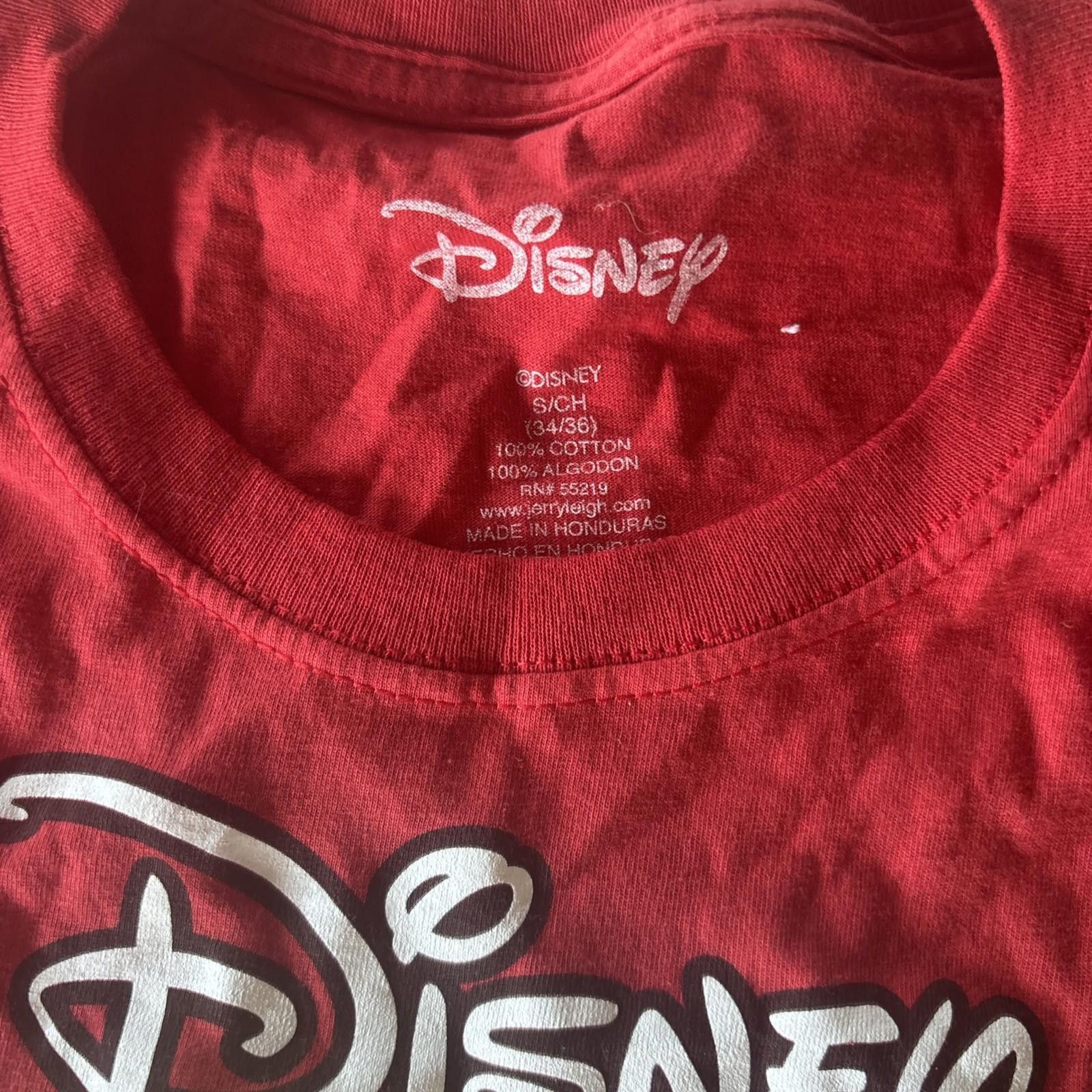 Disney Disney 2022 Red T-Shirt Adult Size Small Mickey Goofy New Size US S / EU 44-46 / 1 - 3 Thumbnail