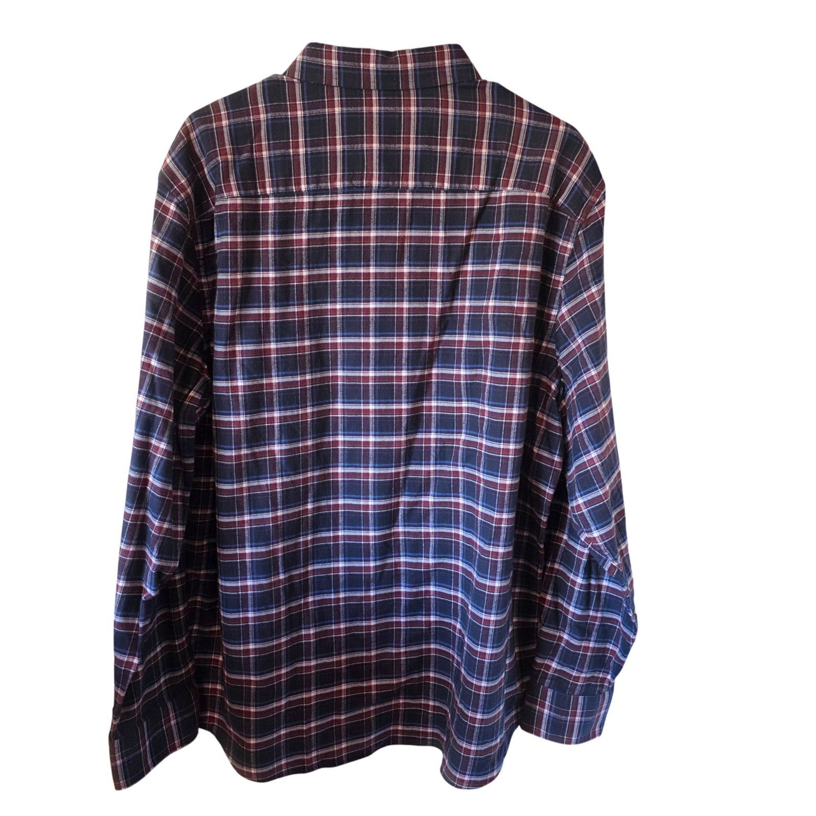 UNTUCKit Untuckit Plaid Flannel Long Sleeve Button Front Shirt XXL Size US XXL / EU 58 / 5 - 2 Thumbnail