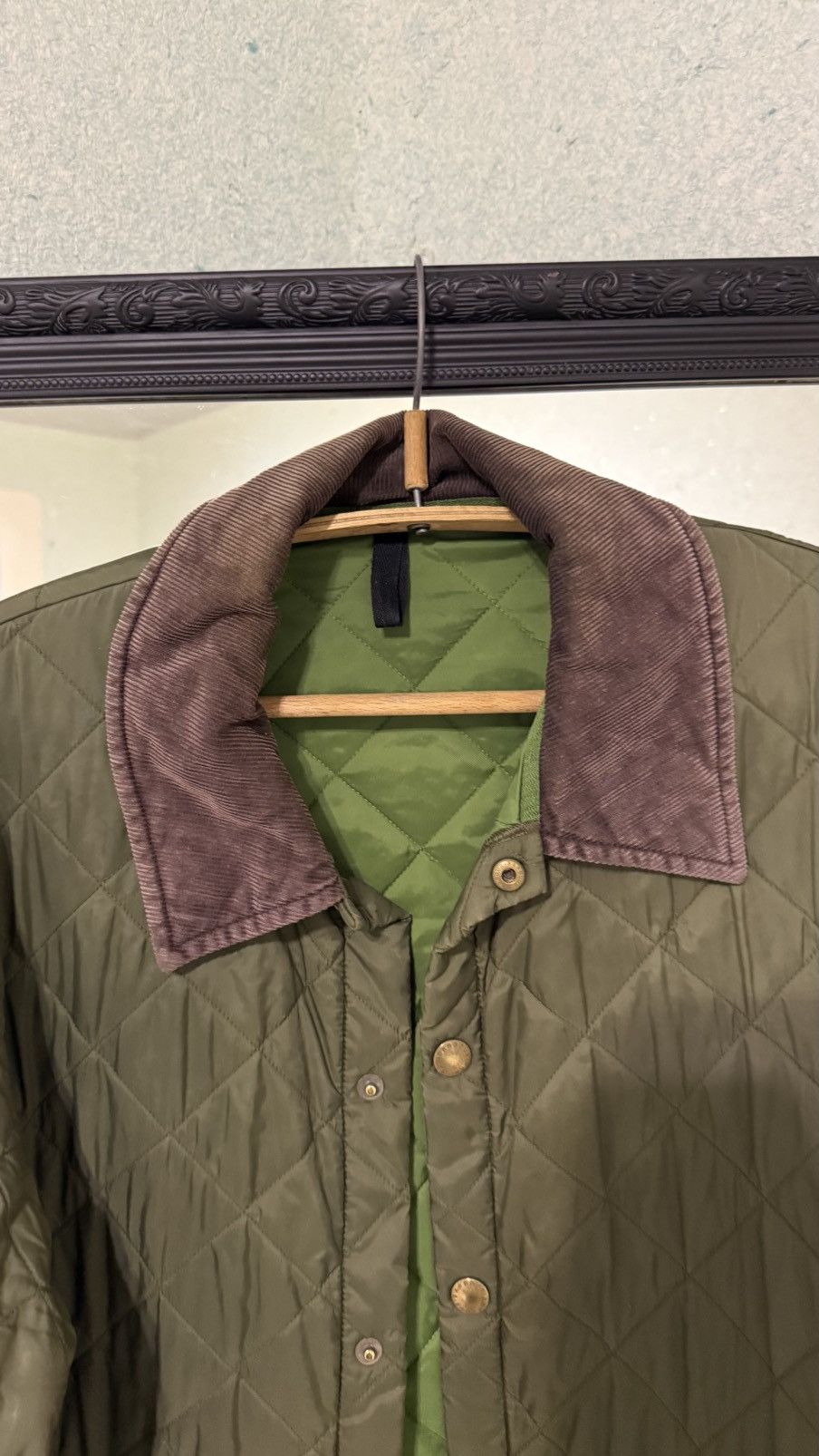 Barbour Barbour Liddesdale Quilted Jacket Olive Green Size M Vintage Size US M / EU 48-50 / 2 - 6 Thumbnail
