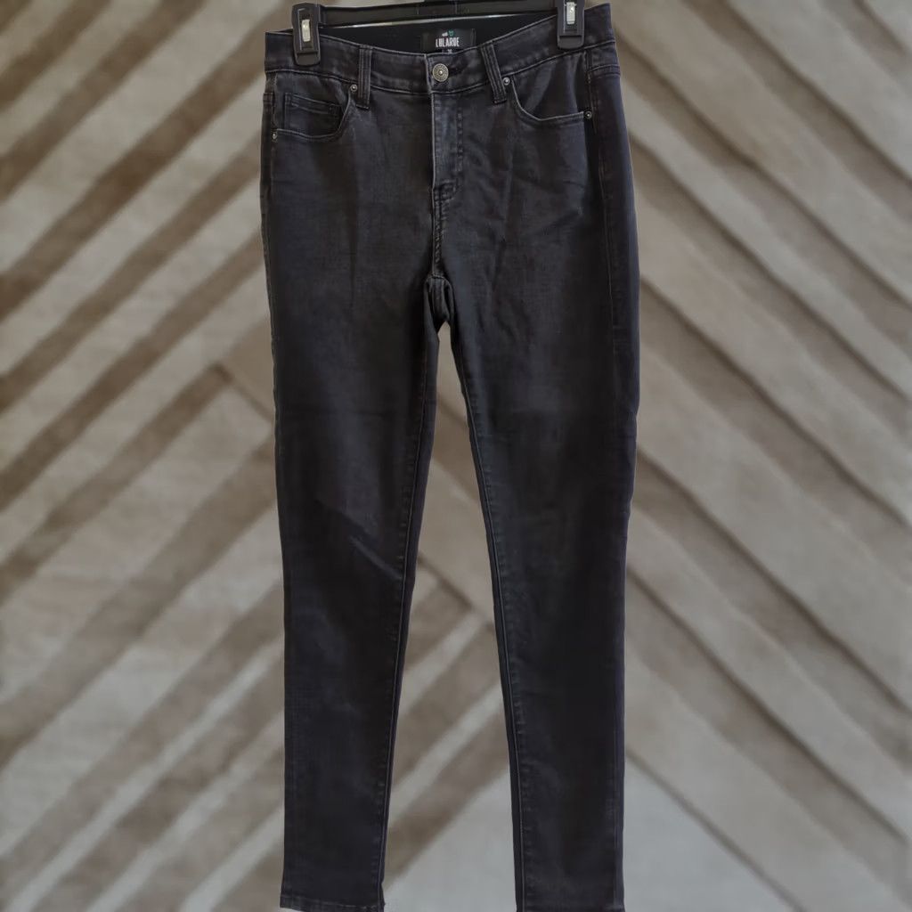 Vintage VINTAGE LuLaRoe Jeans Womens 26 Skinny Ankle Black Denim Stretch Comfort Magic Waist Size 26" / US 2 / IT 38 - 1 Thumbnail