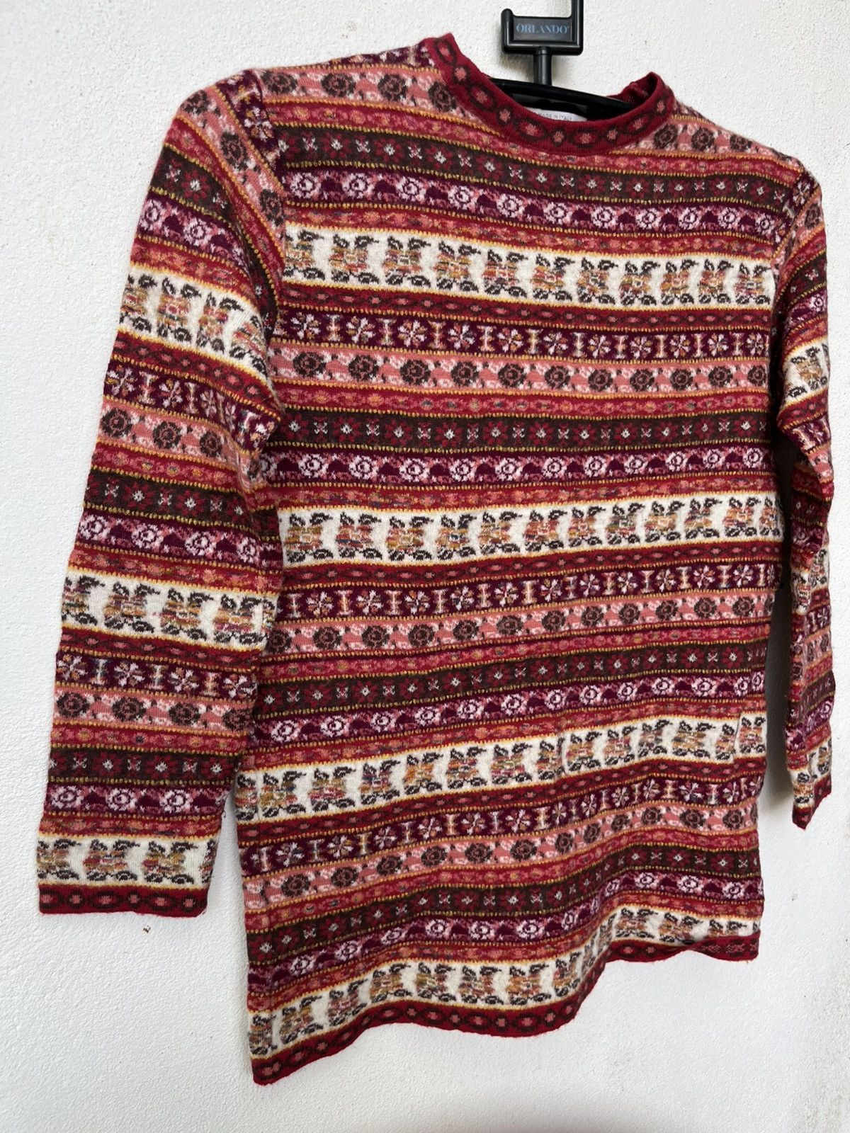 Japanese Brand 🔥🔥RARE NAVAJO MOTIVE FLEECE LONGSLEEVS T SHIRTS Size M / US 6-8 / IT 42-44 - 2 Thumbnail