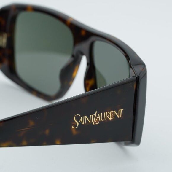 Saint Laurent Paris Saint Laurent SL832 002 Sunglasses Havana Square Frame, Grey Size ONE SIZE - 5 Thumbnail