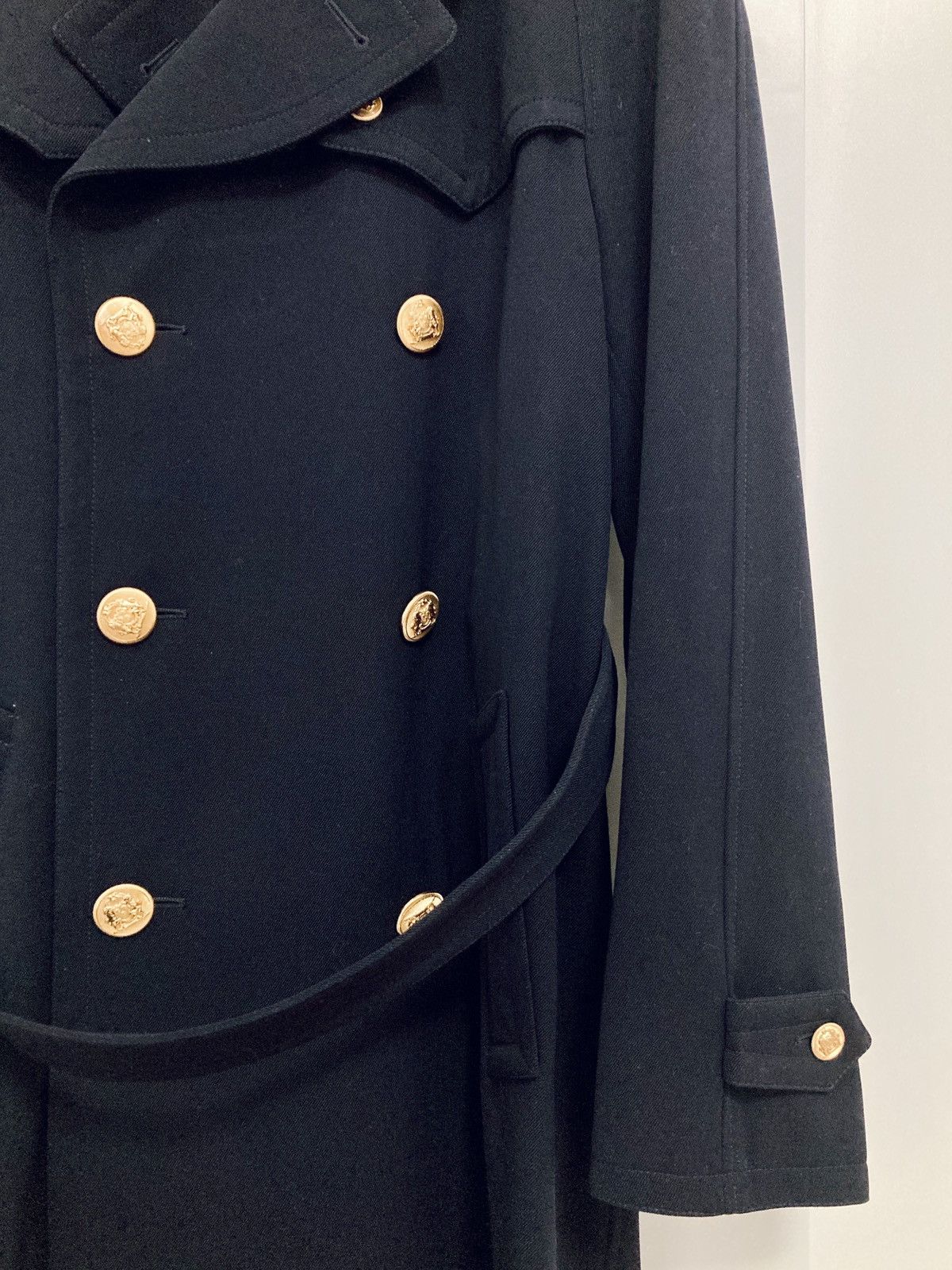 Celine CELINE BY HEDI SLIMANE 20SS RUNWAY TRENCH COAT IN NAVY Size US S / EU 44-46 / 1 - 5 Thumbnail