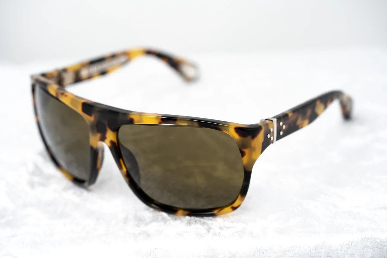 Ann Demeulemeester Ann Demeulemeester Sunglasses Oversized Tortoise and Brown Size ONE SIZE - 10 Thumbnail