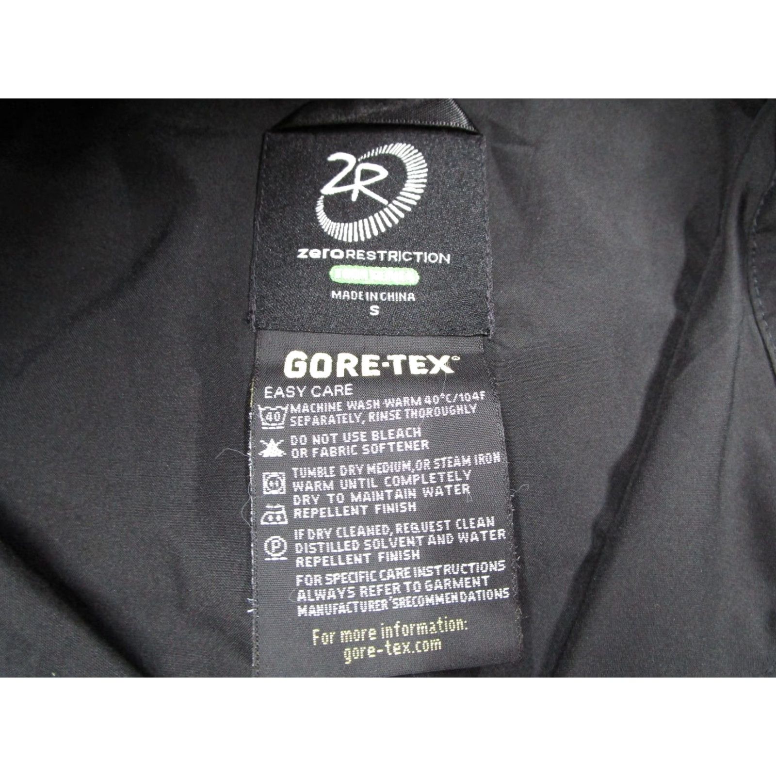 Vintage Zero Restriction Jacket Mens Small Black Waterproof Brown University Ivy Golf Size US S / EU 44-46 / 1 - 4 Thumbnail