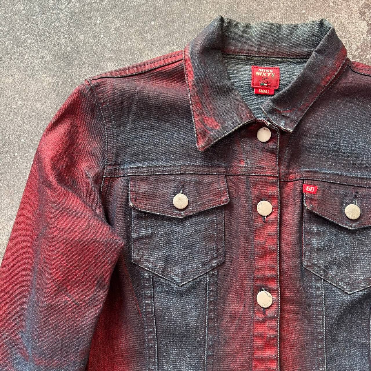 Japanese Brand × Miss Sixty × Vintage Miss Sixty Vintage Acid Washed Denim Jacket Size M / US 6-8 / IT 42-44 - 5 Thumbnail