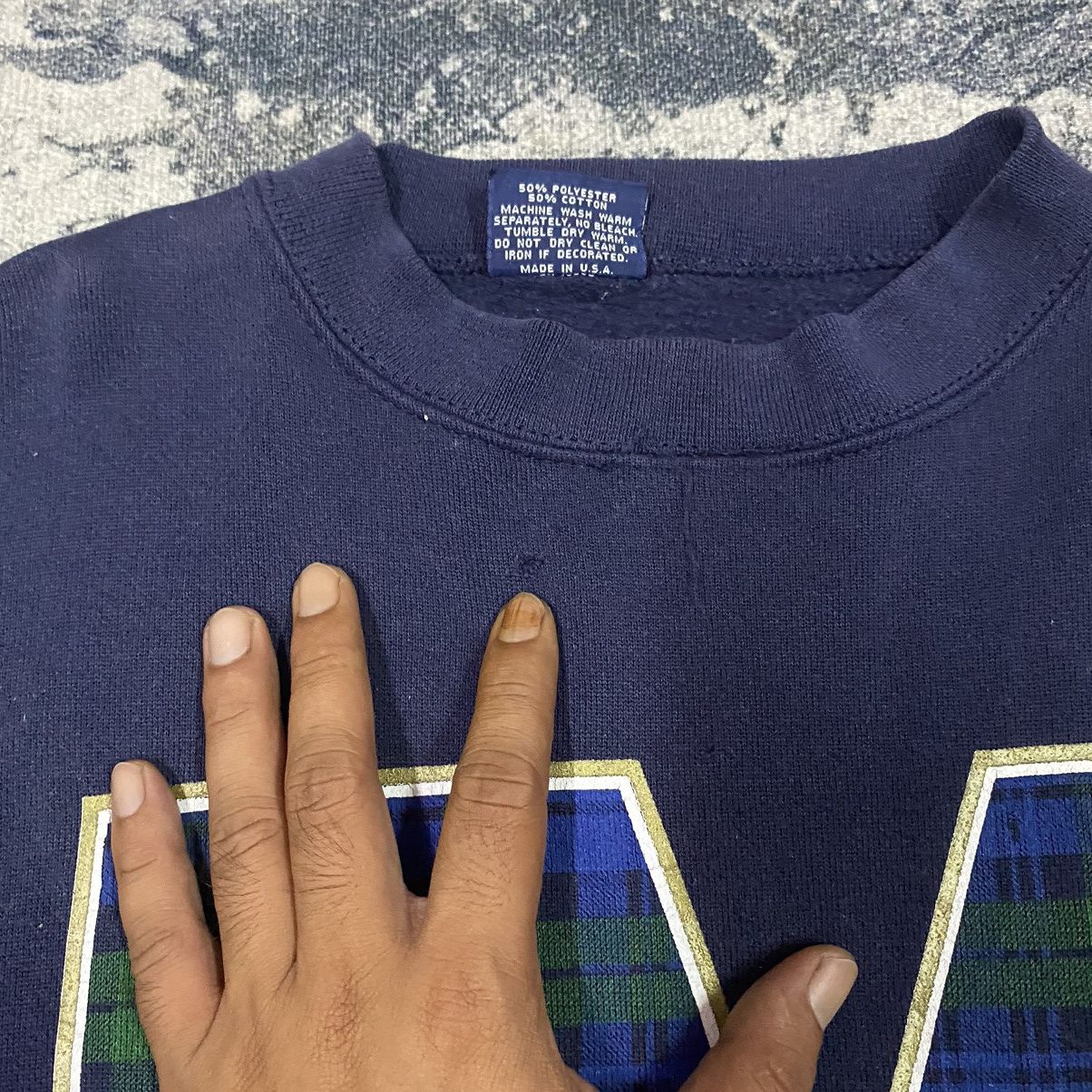 NBA × Vintage Vintage University Of Michigan Sweatshirt Jumper Size US XXL / EU 58 / 5 - 3 Thumbnail
