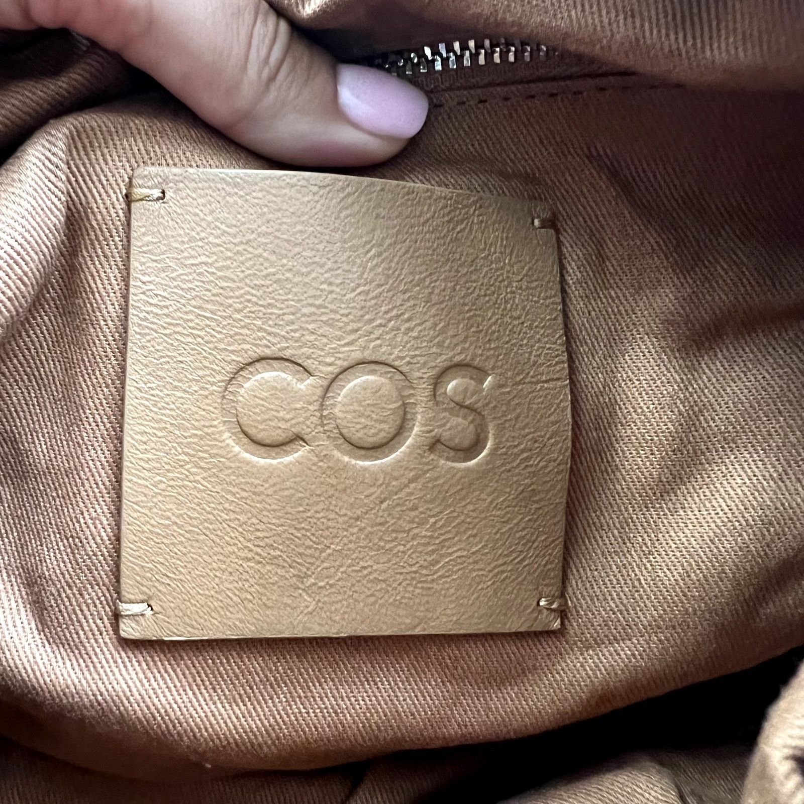Cos Cos quilted mini bag dark beige leather Size ONE SIZE - 5 Thumbnail