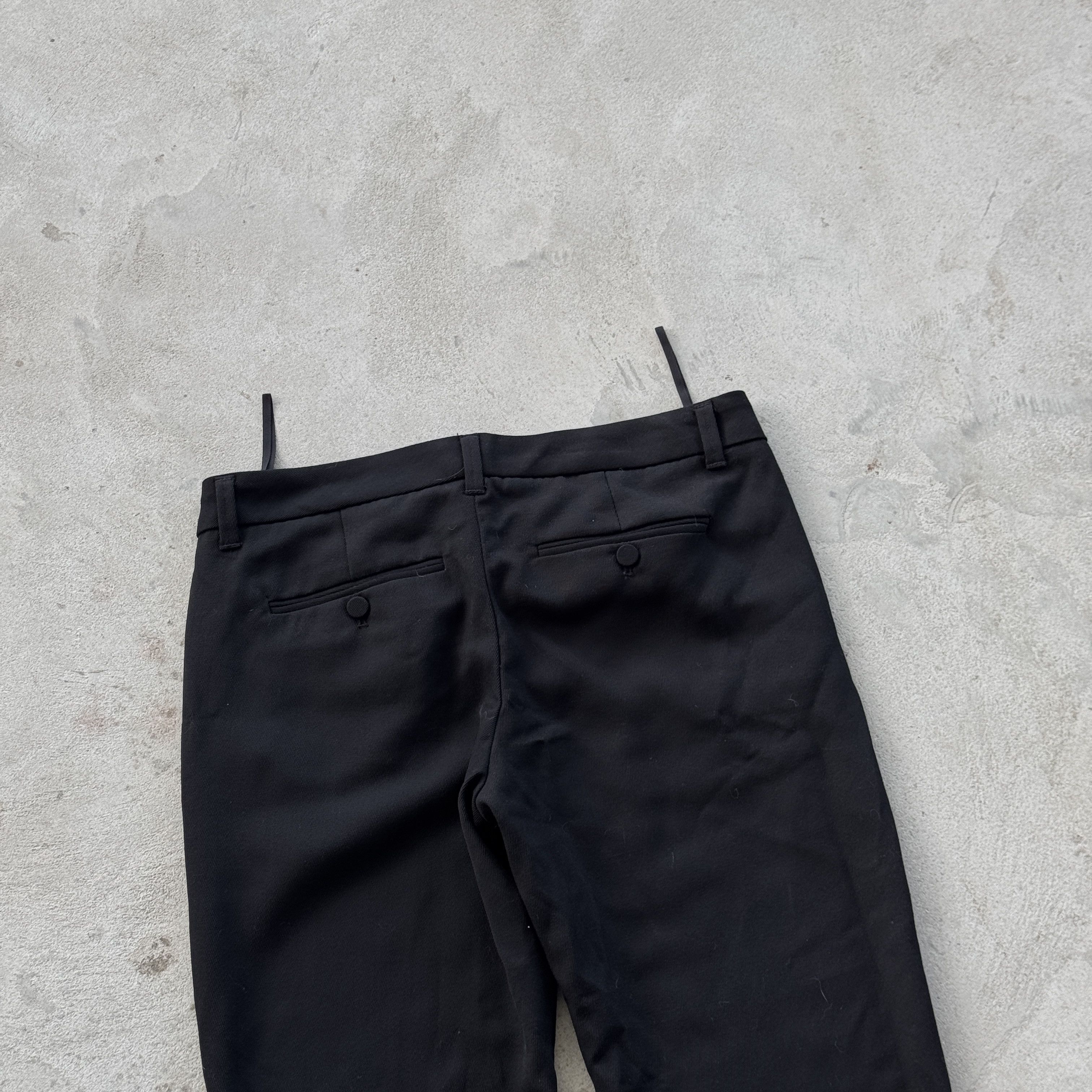 Zadig & Voltaire Zadig Voltaire Prune Wool Casual Tailored Pants Black 38 Size 38" / US 16 / IT 52 - 4 Thumbnail