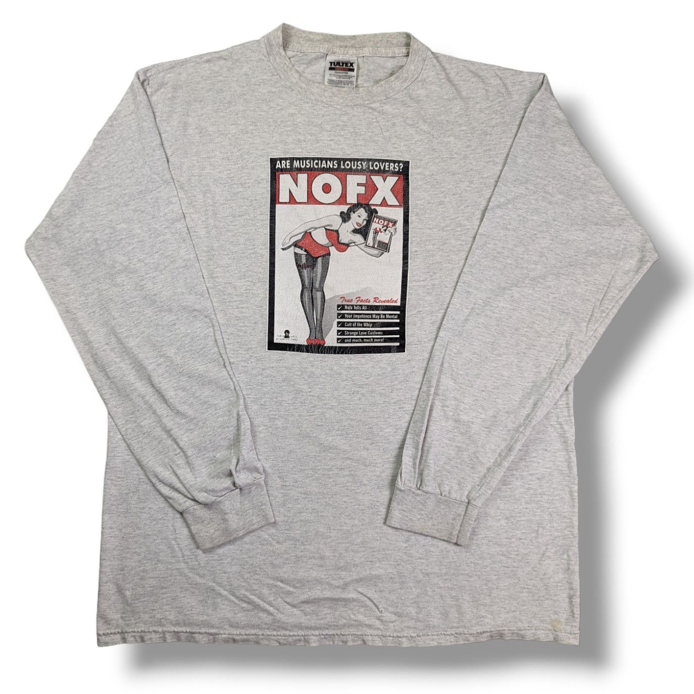 ЛС секс Band Tees × Vintage 90s NOFX Save My Sex Life LS Tee Punk Grunge | Grailed