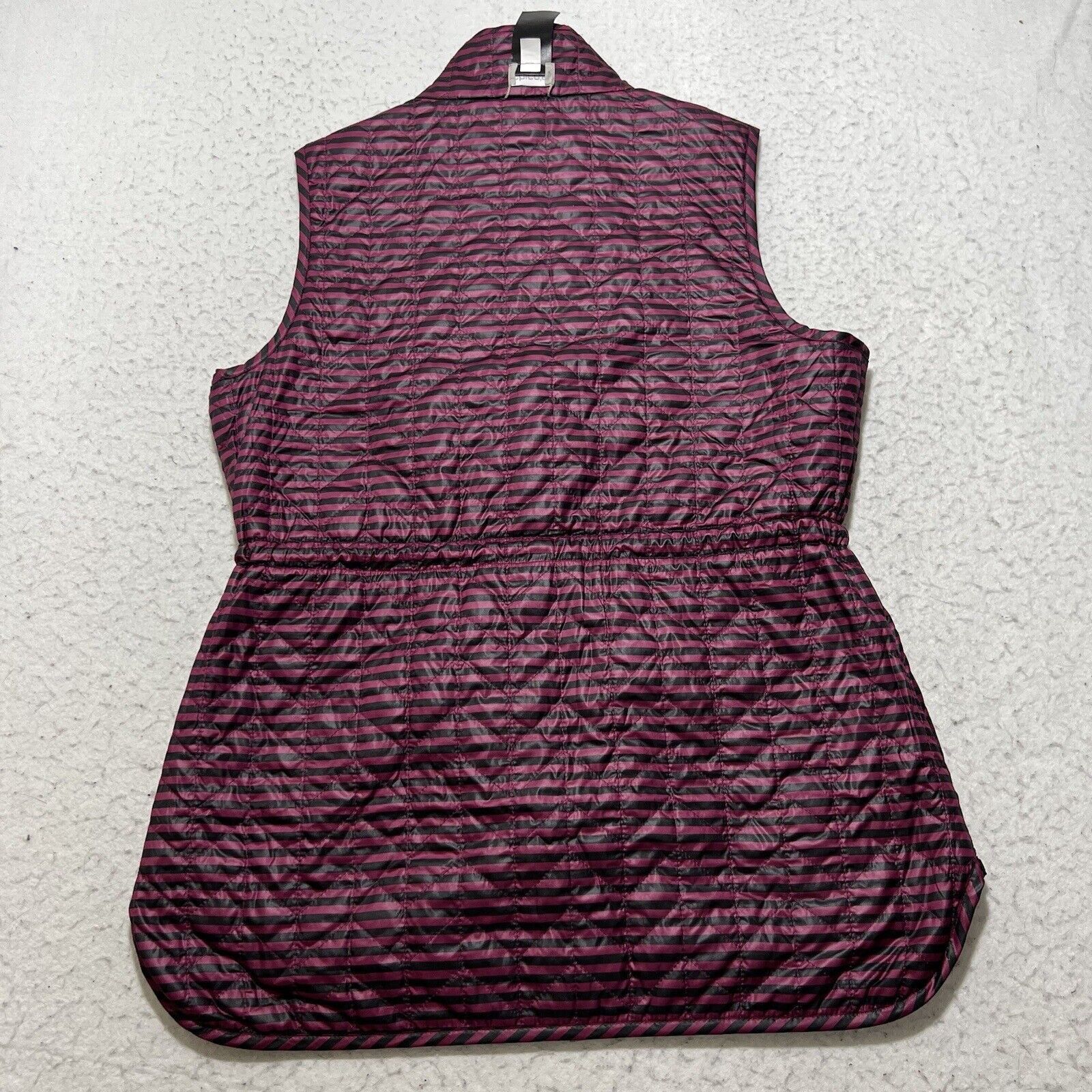 Chicos Chico's 00P Reversible Vest Purple Sleeveless Jacket Pockets Size XXS / US 00 / IT 34 - 10 Thumbnail
