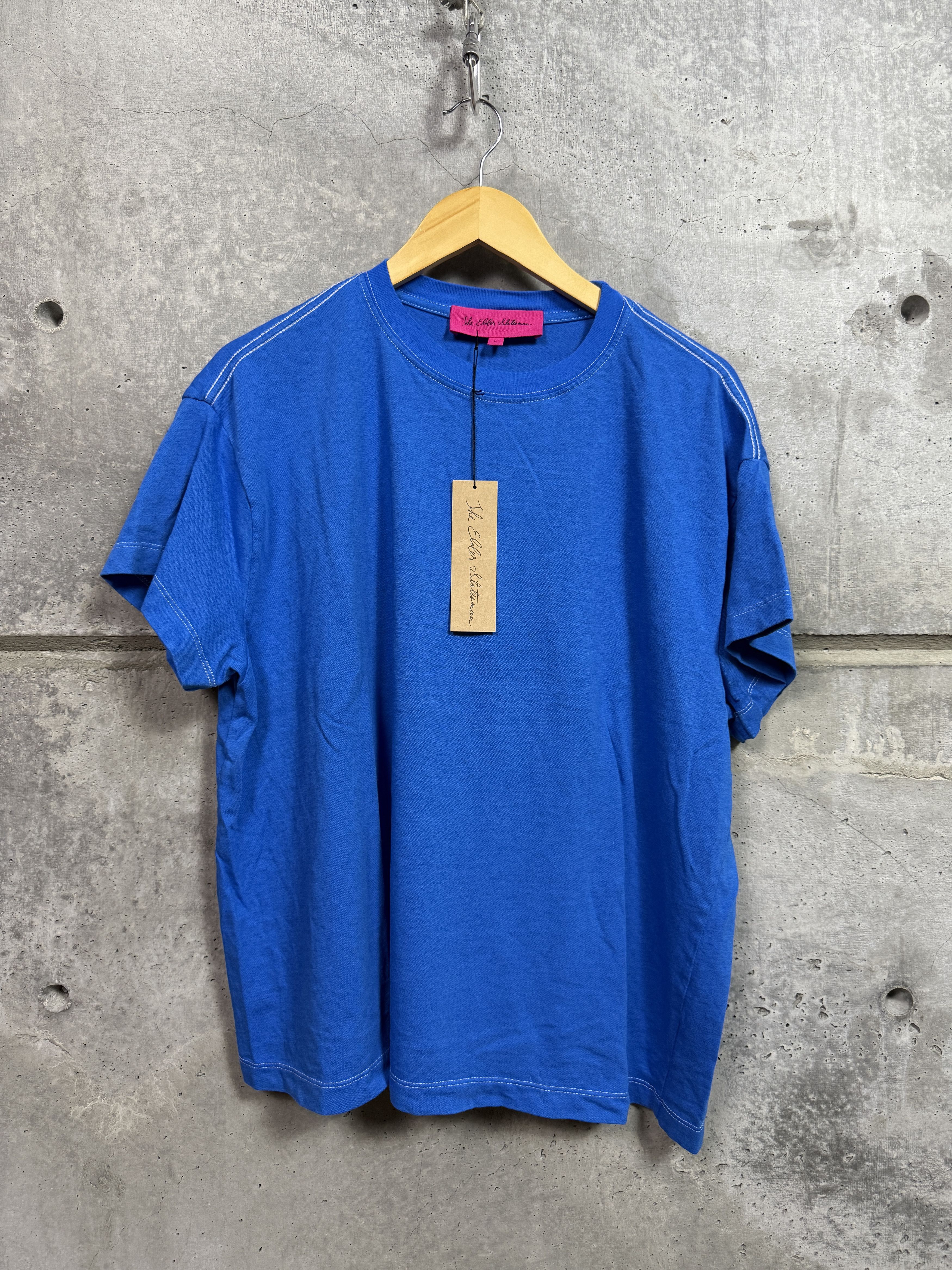 The Elder Statesman $495 The Elder Statesman Cashmere Cotton Blend T-Shirt Size US L / EU 52-54 / 3 - 1 Thumbnail