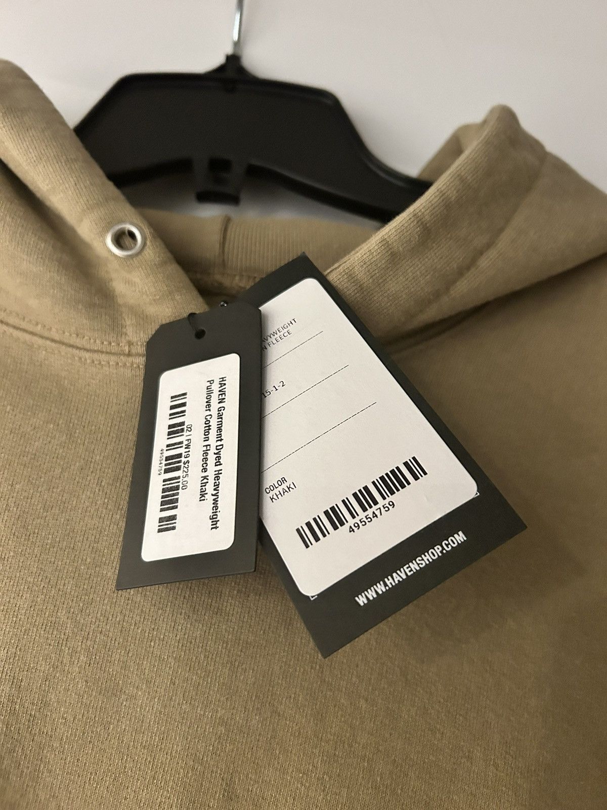 Haven HEAVYWEIGHT PULLOVER - GARMENT DYED FLEECE KHAKI Size US M / EU 48-50 / 2 - 2 Thumbnail