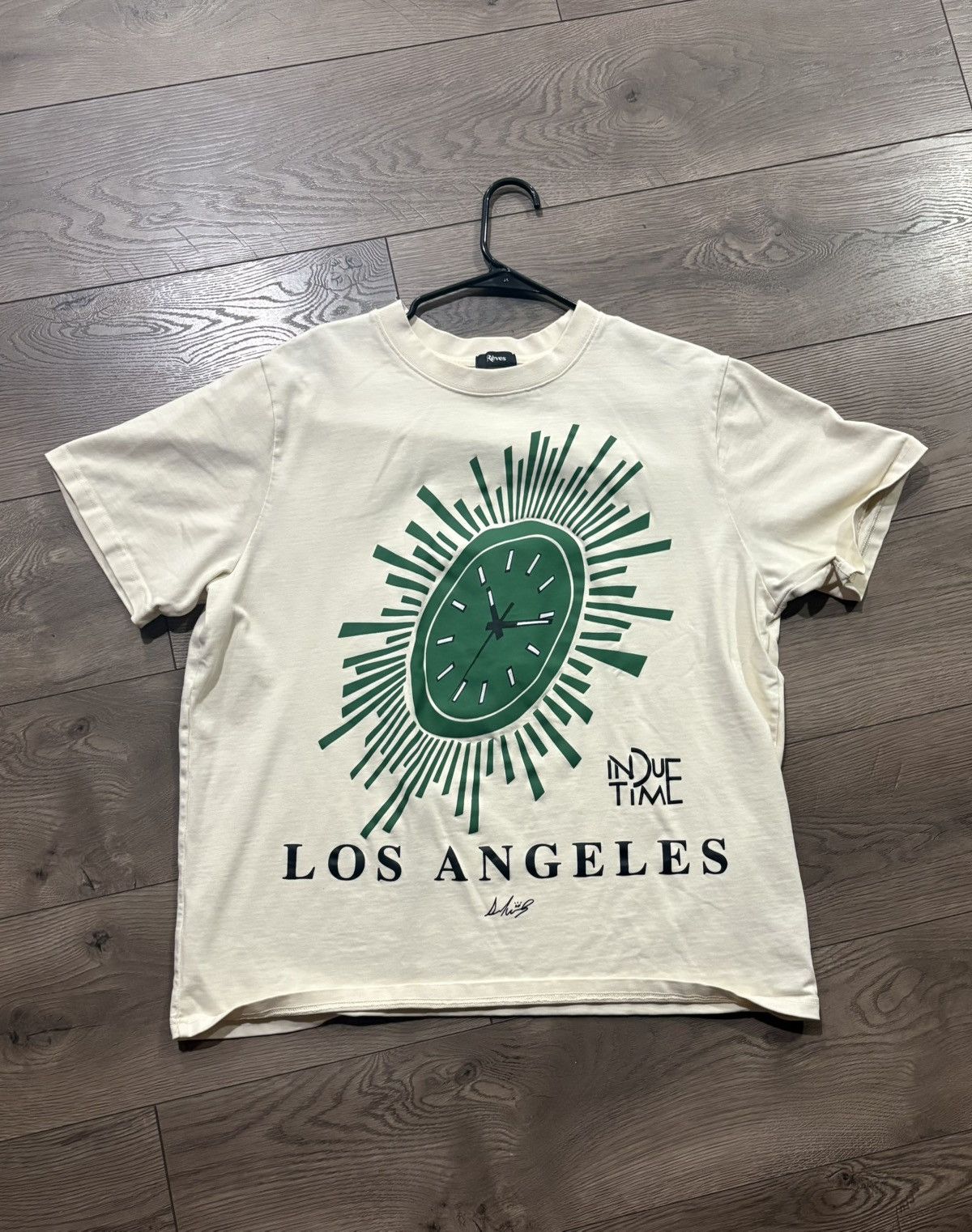 Reves Paris Reves Paris Cream Tee Size US L / EU 52-54 / 3 - 1 Thumbnail