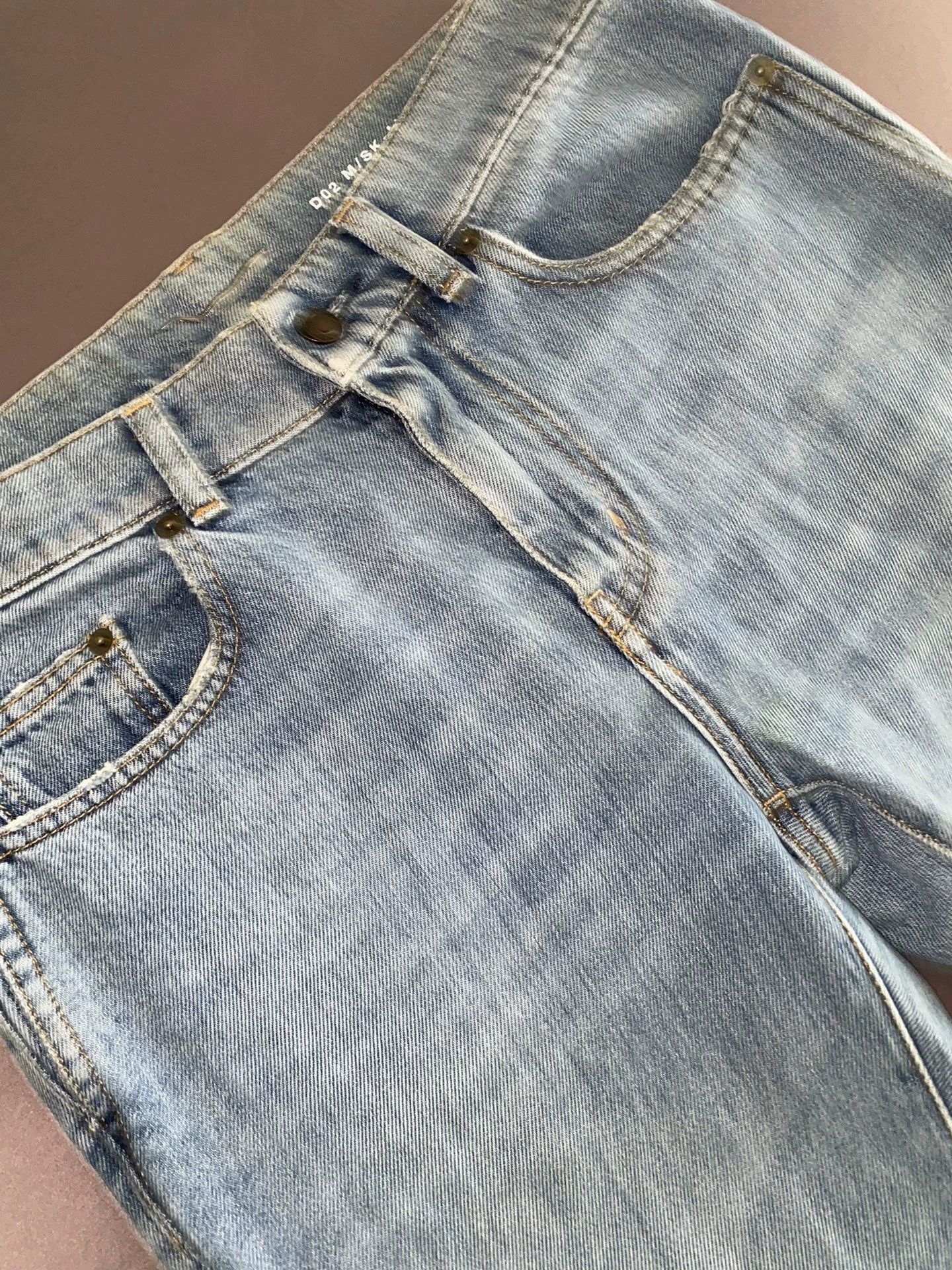Saint Laurent Paris slp18SS blue distressed jeans with double knee cuts. Size US 28 / EU 44 - 3 Thumbnail