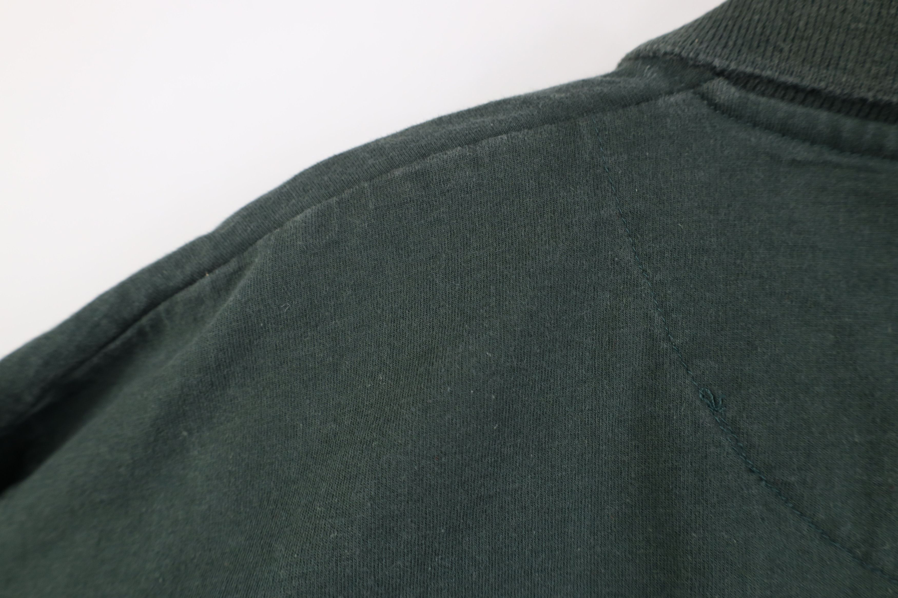 Vintage Vintage 90s Streetwear Blank Baggy Fit Golf Polo Shirt Green Size US L / EU 52-54 / 3 - 11 Thumbnail