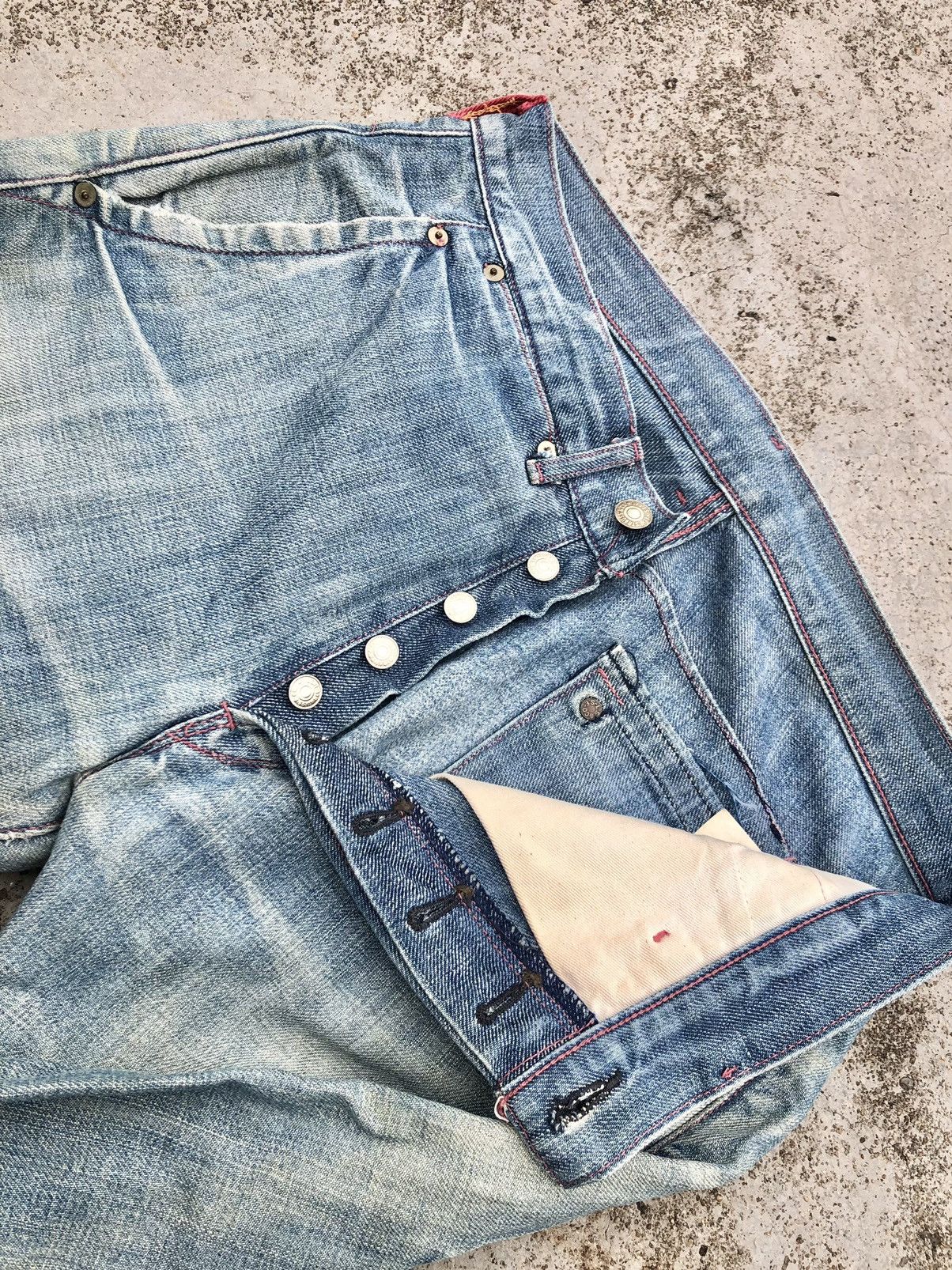 Levi's × Vintage VINTAGE BLUE SELVEDGE LEVIS DENIM Size US 32 / EU 48 - 7 Thumbnail