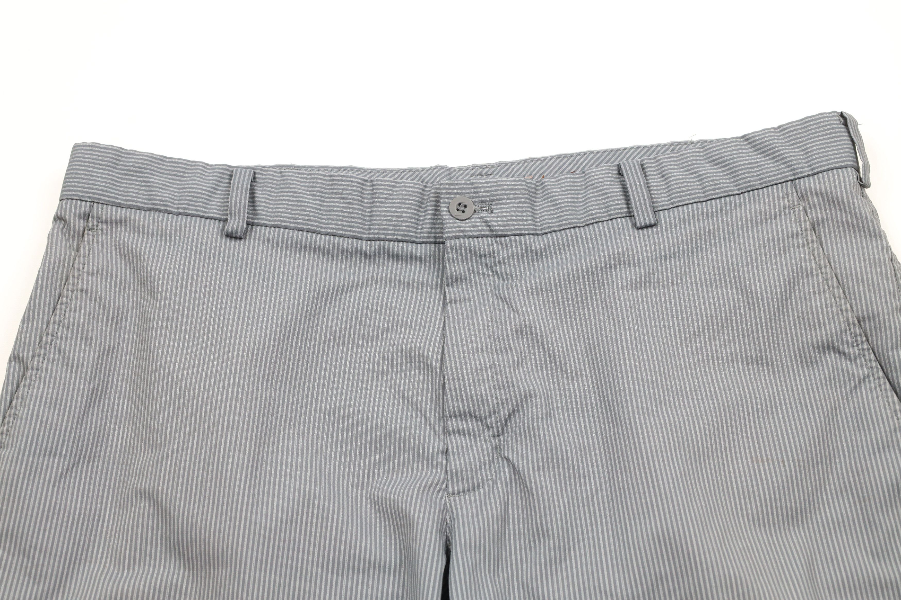 Nike × Vintage Nike Golf Flat Front Tech Golfing Chino Shorts Gray Size US 38 / EU 54 - 2 Thumbnail