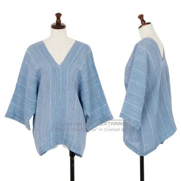 Issey Miyake Issey Miyake Blue Long Sleeve Size M / US 6-8 / IT 42-44 - 2 Thumbnail