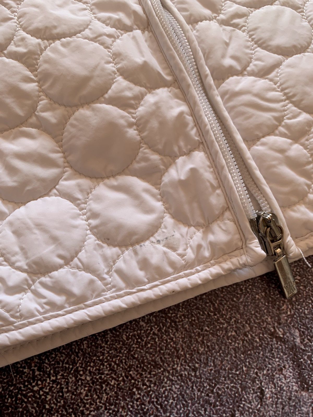 Moncler Moncler Quilted Women’s White Jacket S size Size S / US 4 / IT 40 - 8 Thumbnail