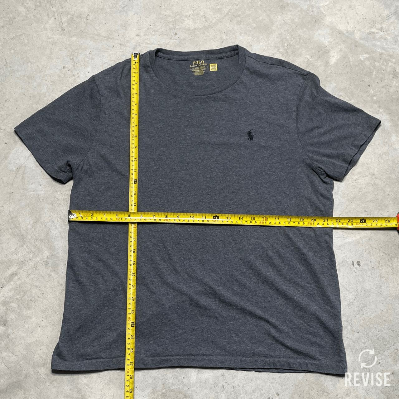 Polo Ralph Lauren Polo Ralph Lauren Dark Gray T-Shirt Black Logo Size L Size US L / EU 52-54 / 3 - 3 Thumbnail