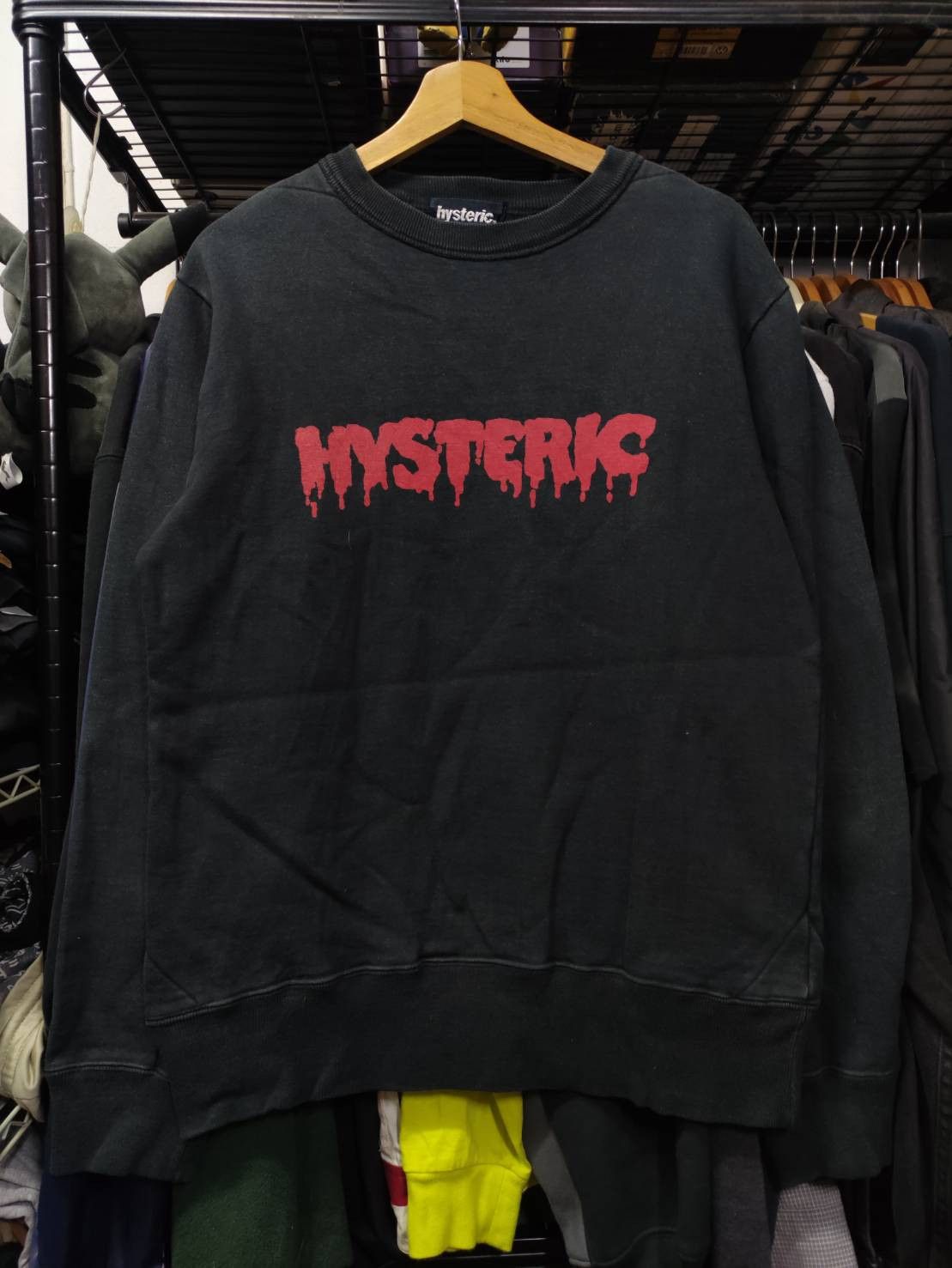 Hysteric Glamour Vtg 00's Hysteric Glamour Blood Horror Font Graphic Sweaters Size US M / EU 48-50 / 2 - 2 Thumbnail