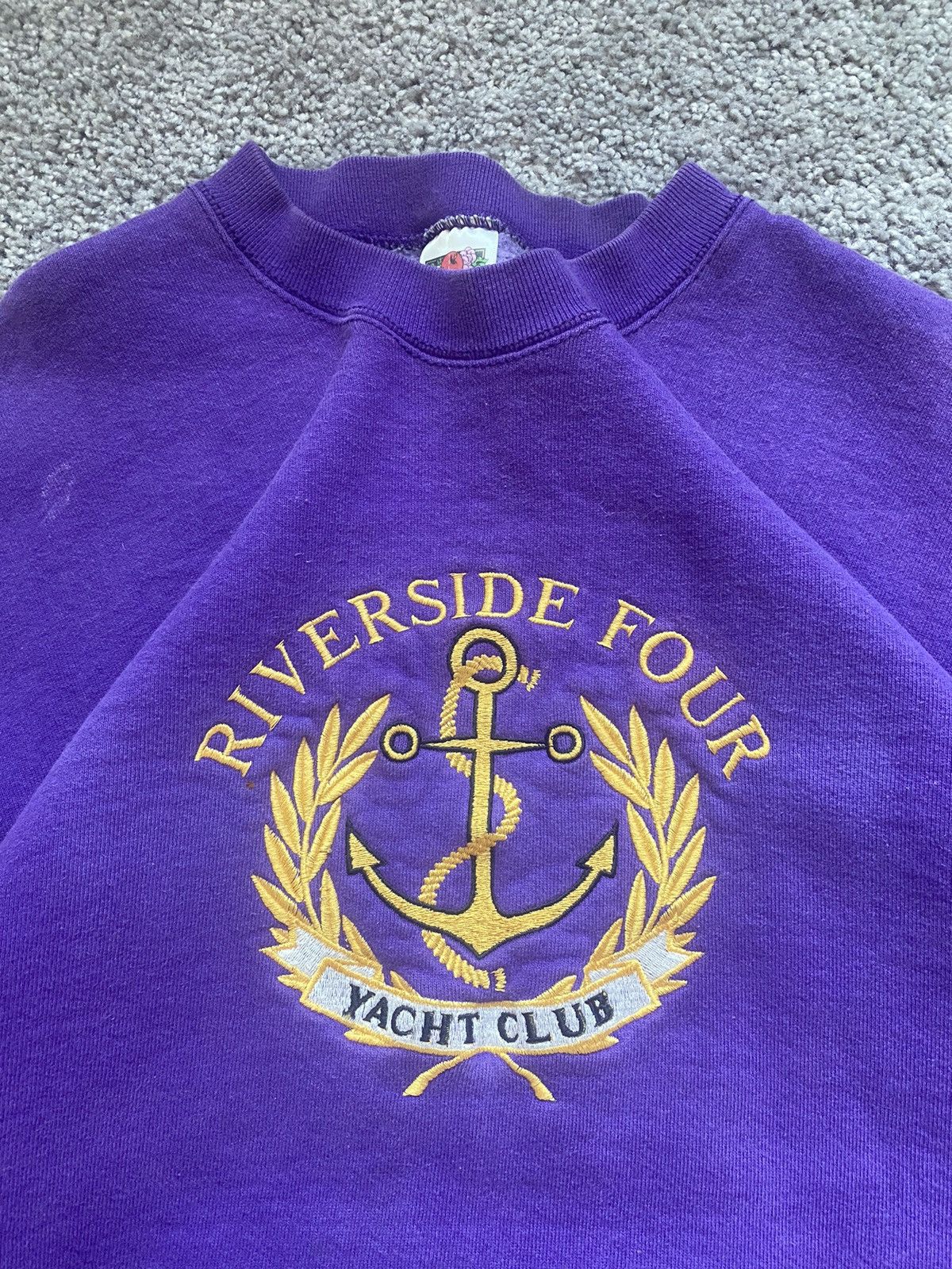 Vintage Vintage Yatch Club Sweatshirt Size US XL / EU 56 / 4 - 2 Thumbnail