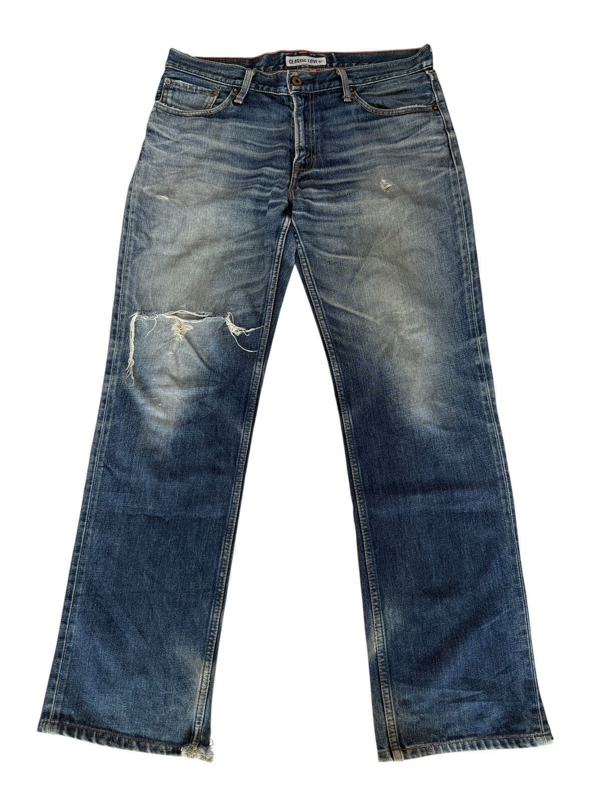 Levi's Vintage Clothing Vintage Levi’s Lot 502 Distressed Nice Design Denim Jeans Size US 32 / EU 48 - 1 Thumbnail
