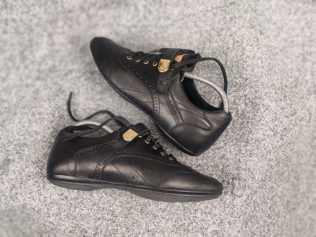 Louis Vuitton Louis Vuitton Vintage Leather Brogue Velcro Strap Sneakers Size US 6.5 / IT 36.5 - 2 Thumbnail