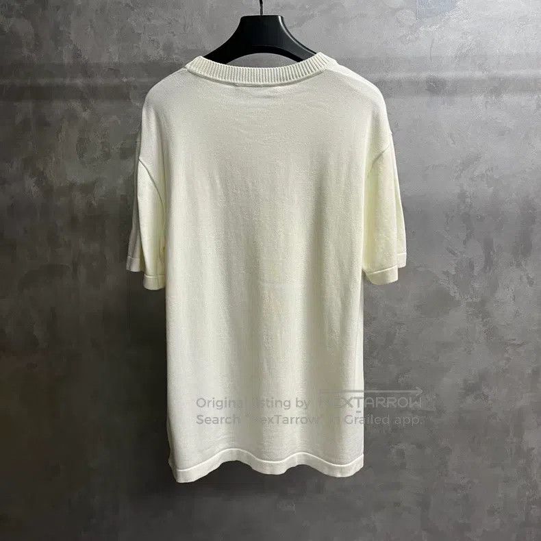 Louis Vuitton Louis Vuitton White monogrammed embroidered crew neck pull Size US XL / EU 56 / 4 - 5 Thumbnail