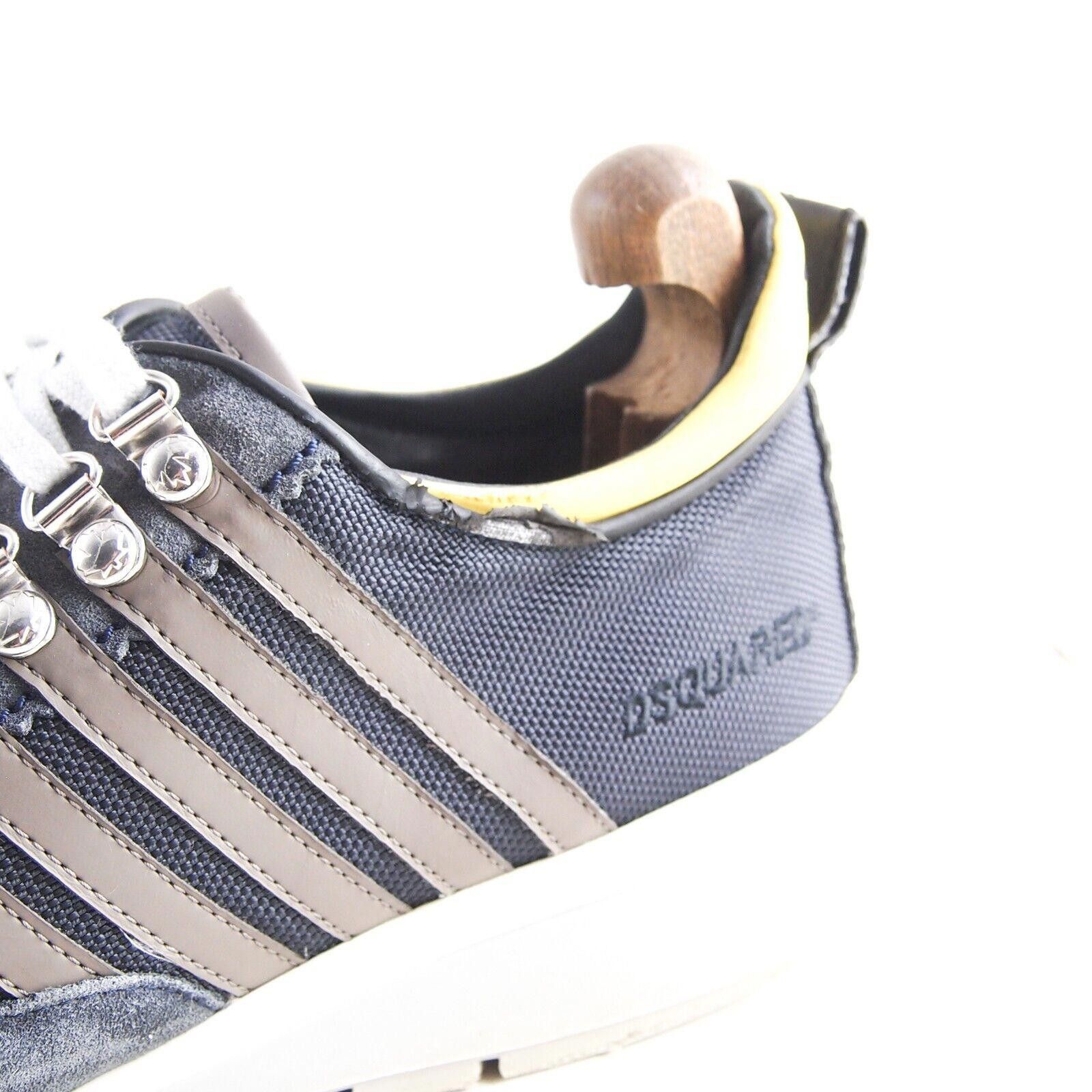 Dsquared2 Dsquared2 Low Top Sneakers Blue Suede Canvas US 11 EU 44 Size US 11 / EU 44 - 2 Thumbnail