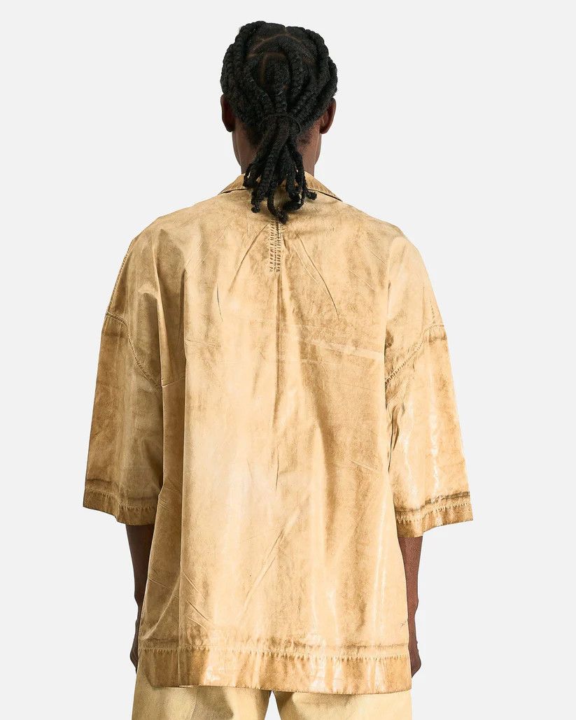 Rick Owens Drkshdw o1s1v1r1oon0825 Magnum Tommy Shirt in Beige/Parchment Size US S / EU 44-46 / 1 - 3 Thumbnail