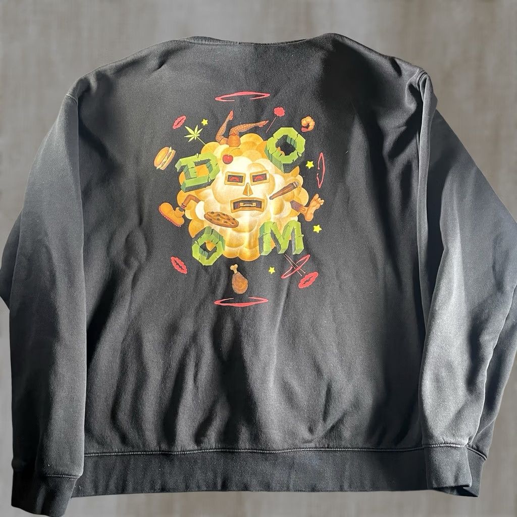 Vintage Gasdrawls MF Doom Hoodie Men’s 3XL Black Zip Up Full Zip Mens Gasdrawls 3XL Doom Rap Hoodie Size US XXL / EU 58 / 5 - 1 Thumbnail