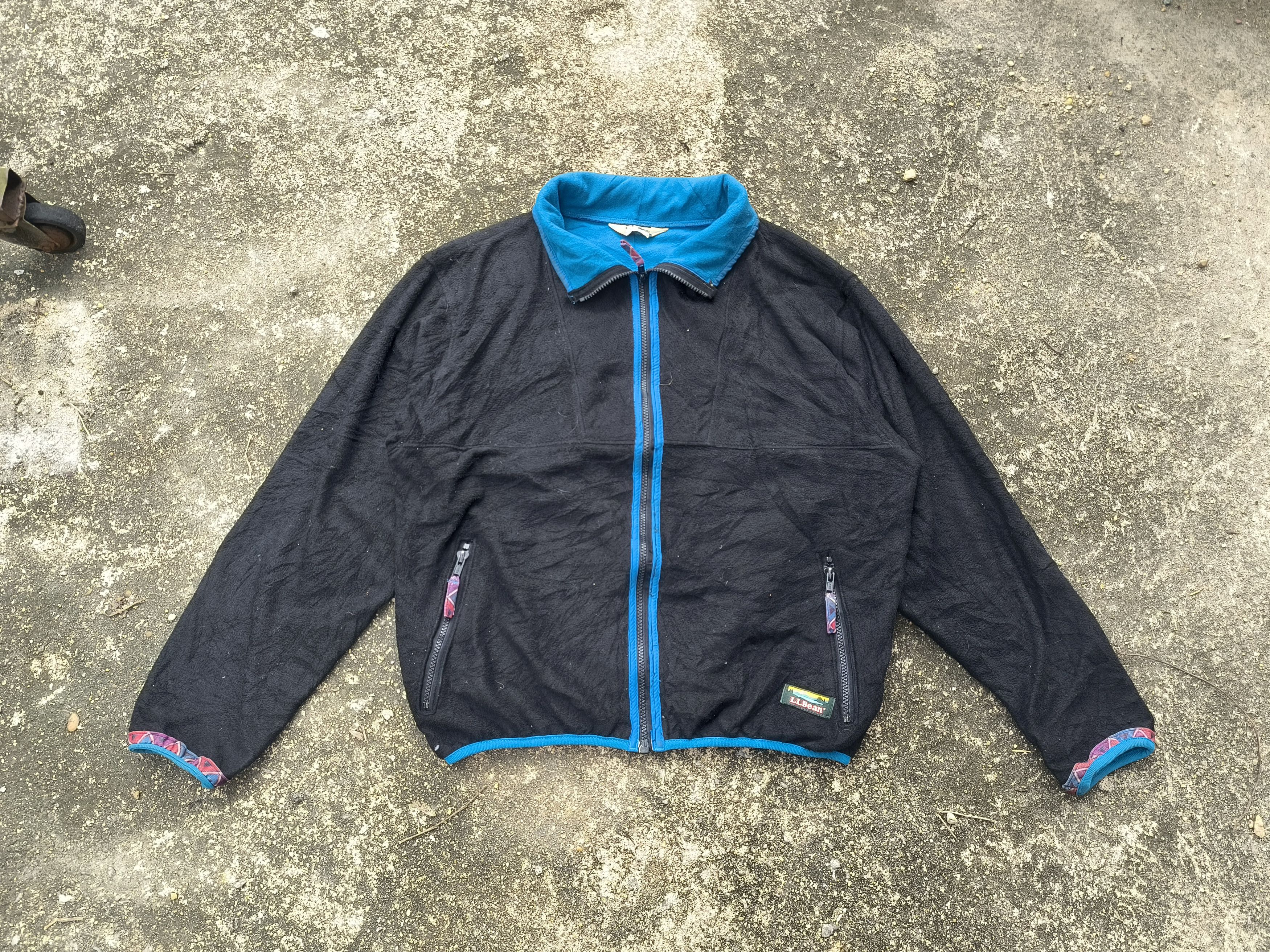 L.L. Bean × Vintage Rare Vintage LL BEAN FLEECE JACKET Size US L / EU 52-54 / 3 - 1 Thumbnail
