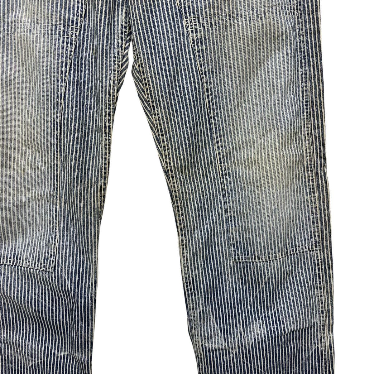 Eternal 💥Vintage Faded Eternal Double Knees Carpenter Denim Hikory Size US 29 - 5 Thumbnail