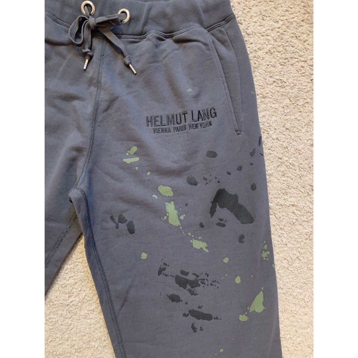 Helmut Lang HELMUT LANG PAINT SPLATTER SWEATPANTS Size US 32 / EU 48 - 2 Thumbnail