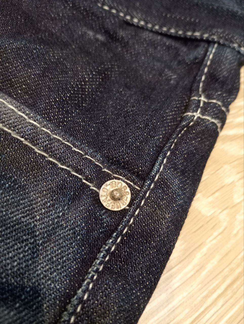 BUFFALO BOBS BUFFALO BOBS JAPANESE LABEL DISTRESSED SLIM JEANS Size US 30 / EU 46 - 6 Thumbnail