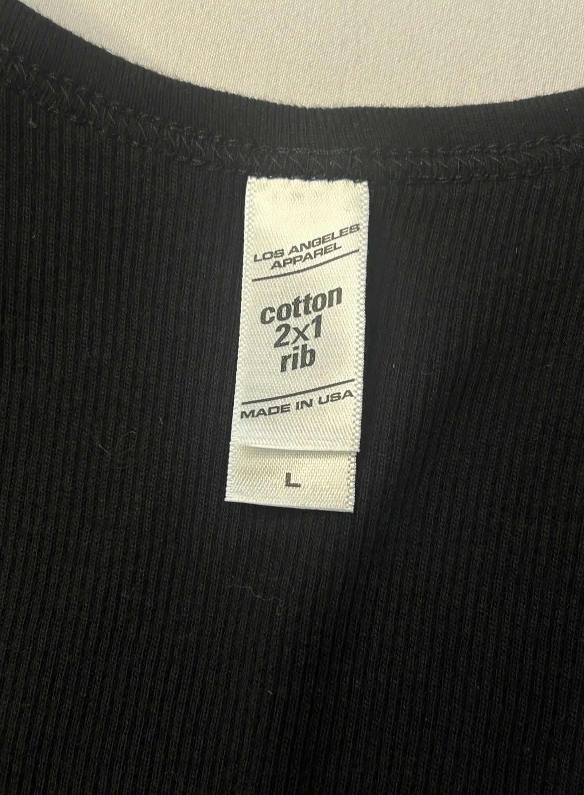 Other Dombresky How’s Your Life Black Cropped Tank Large 2022 NWOT Size L / US 10 / IT 46 - 6 Thumbnail