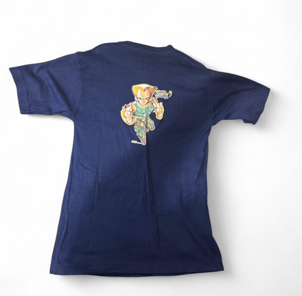 Street Fighter × Vintage 90's Vintage Double Sided GUILE Street Fighter 2 T Shirt Size US XL / EU 56 / 4 - 3 Thumbnail