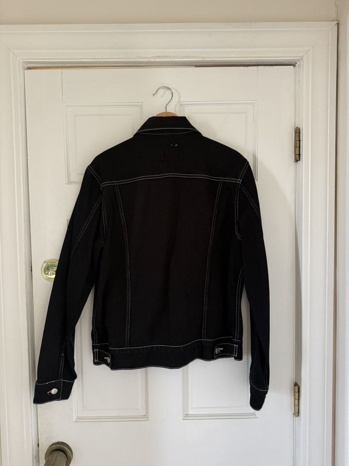 Sandro Sandro Black Denim Jacket Size US M / EU 48-50 / 2 - 3 Thumbnail