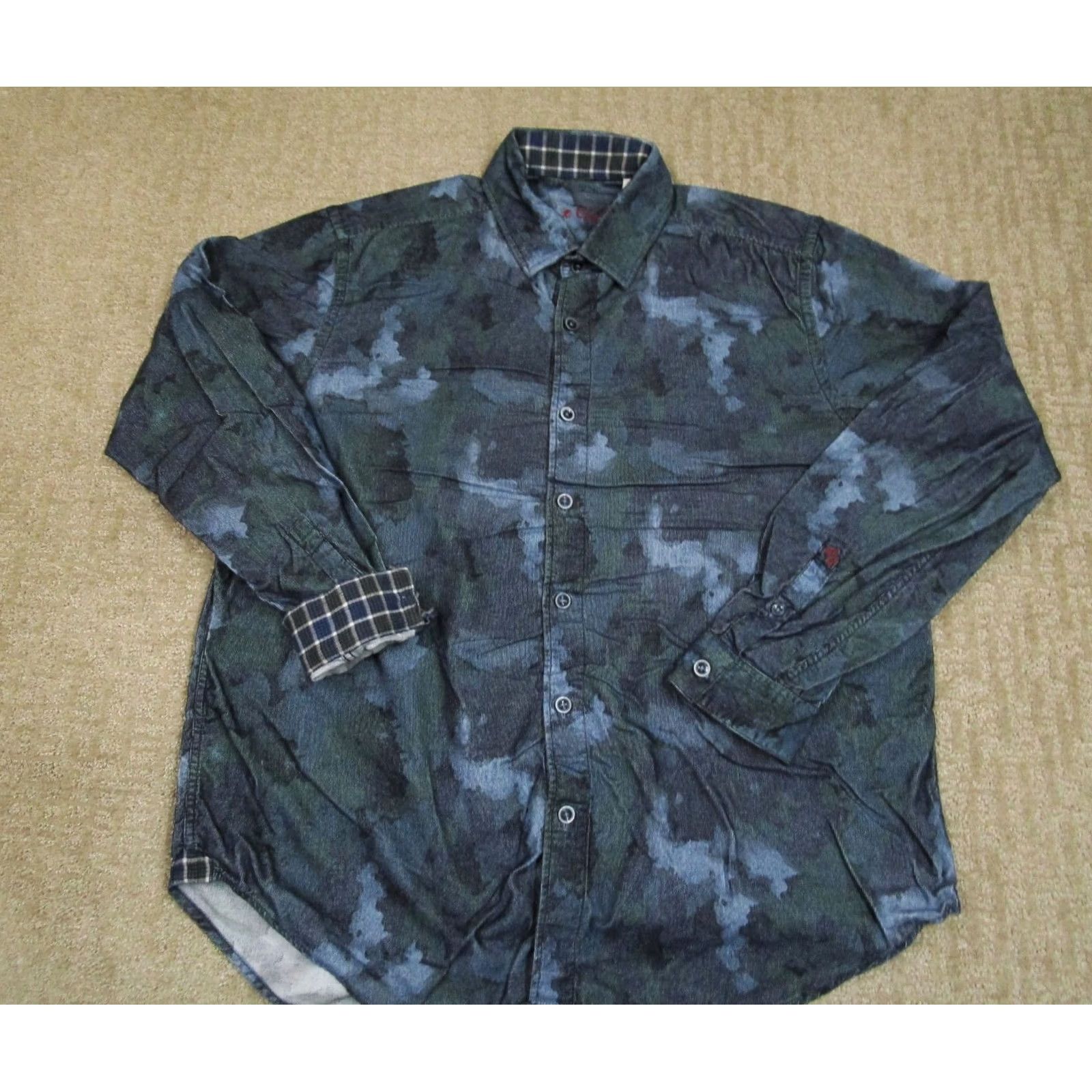 Robert Graham Robert Graham Shirt Men L Blue Geometric Long Sleeve Button-Down Casual Workwear Size US L / EU 52-54 / 3 - 2 Thumbnail