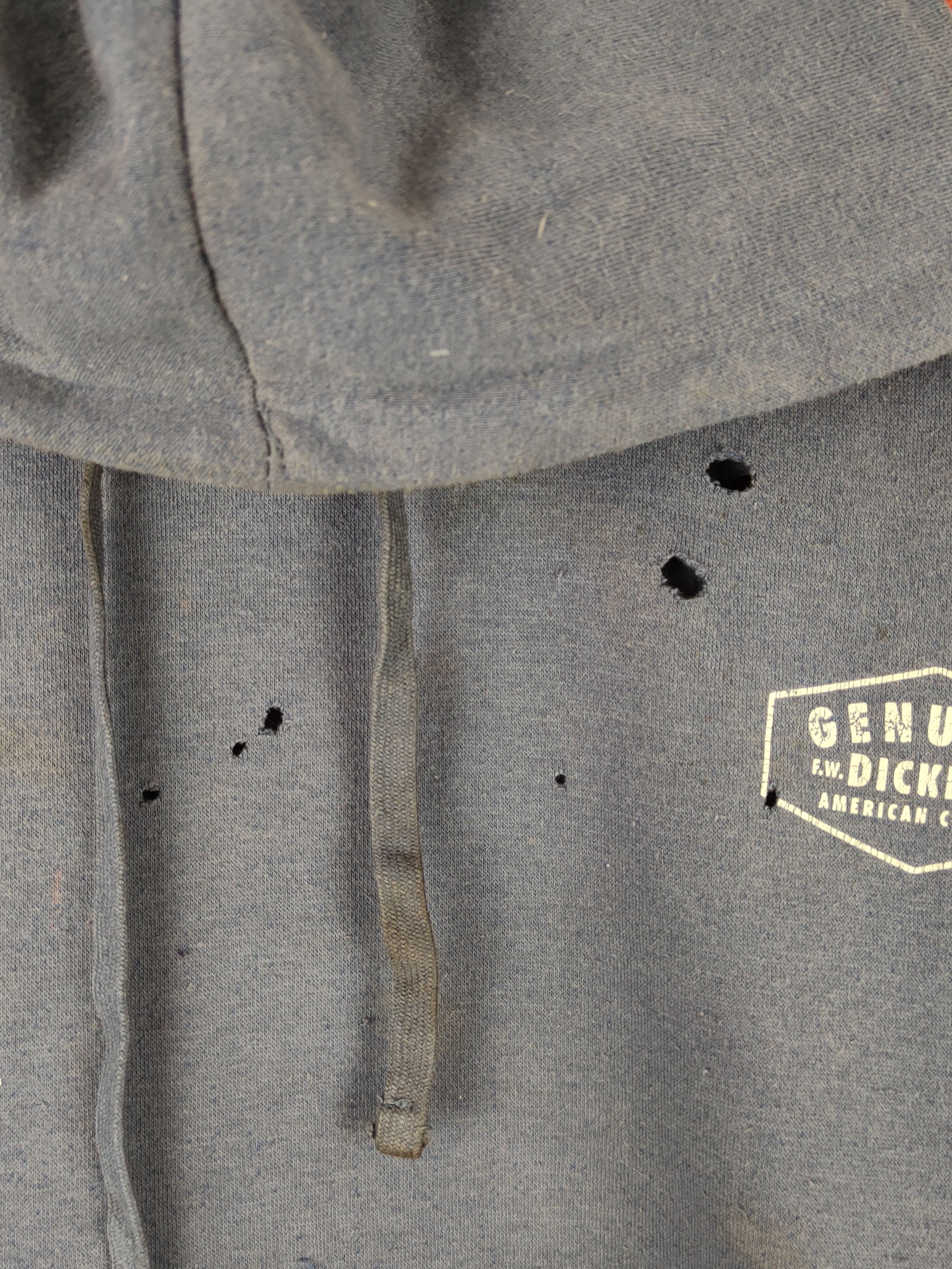 Dickies Dickies vtg Faded ripped distressed Hoodie Sweatshirts#S1866 Size US XL / EU 56 / 4 - 3 Thumbnail