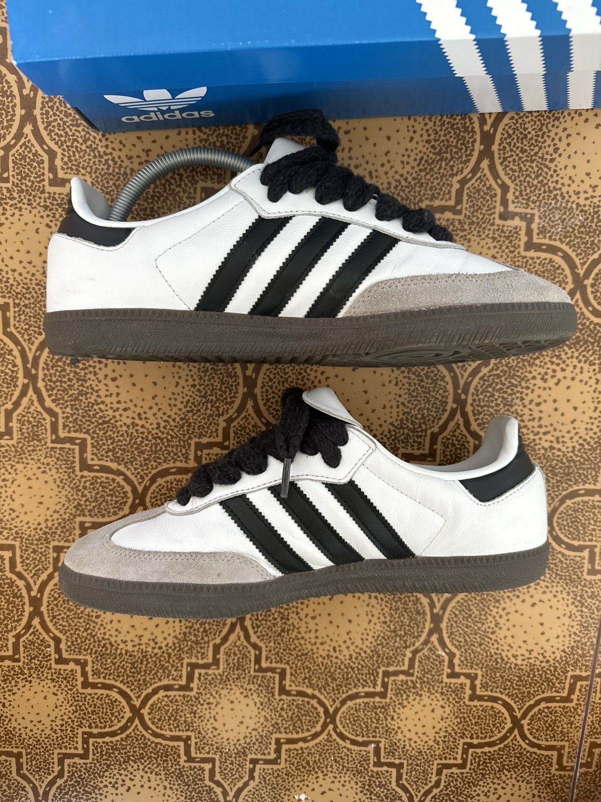 Adidas Adidas Samba with thick laces Size US 8.5 / EU 41-42 - 3 Thumbnail