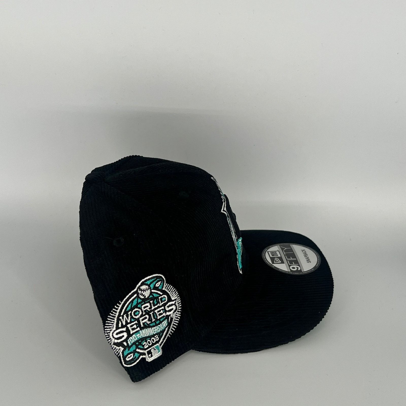 New Era Black Miami Marlins 2003 World Series Side Patch New Era MLB Size ONE SIZE - 3 Thumbnail