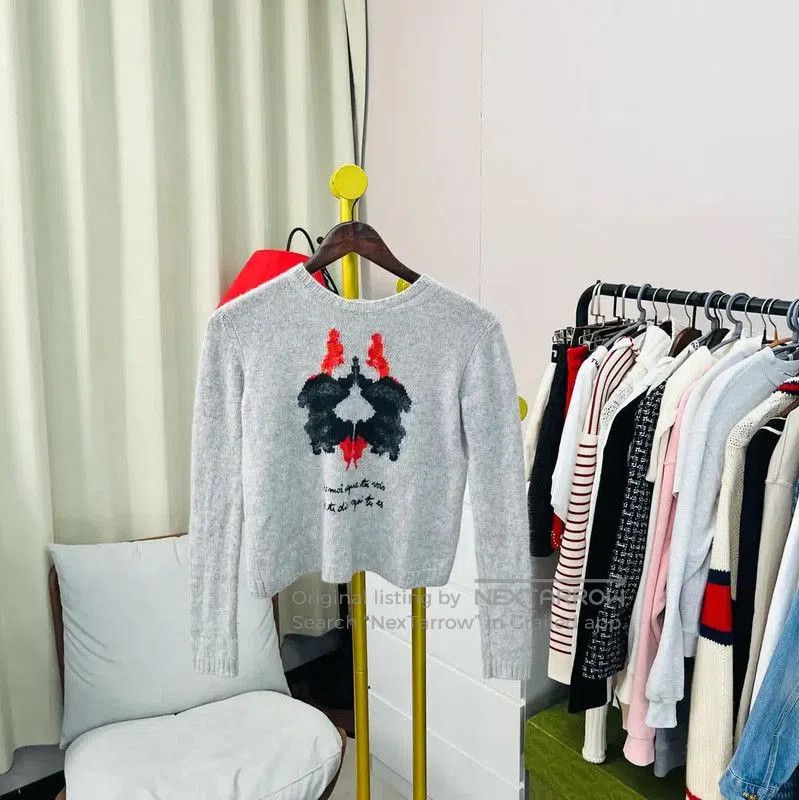 Dior Dior Gray Cashmere Pullover Sweater . Size S / US 4 / IT 40 - 1 Thumbnail