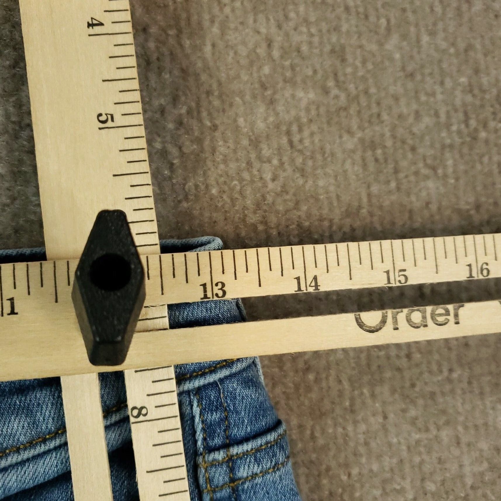 7 For All Mankind 7 For All Mankind Womens High Waist Cropped Straight Blue Jeans 26x26 Button Fly Size 26" / US 2 / IT 38 - 5 Thumbnail