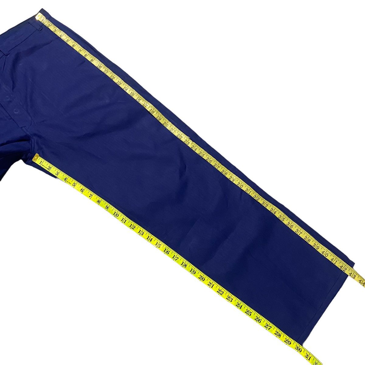 Le Laboureur Vintage 70s Sanfor French Work Pants Indigo Hbt Size US 40 / EU 56 - 17 Thumbnail