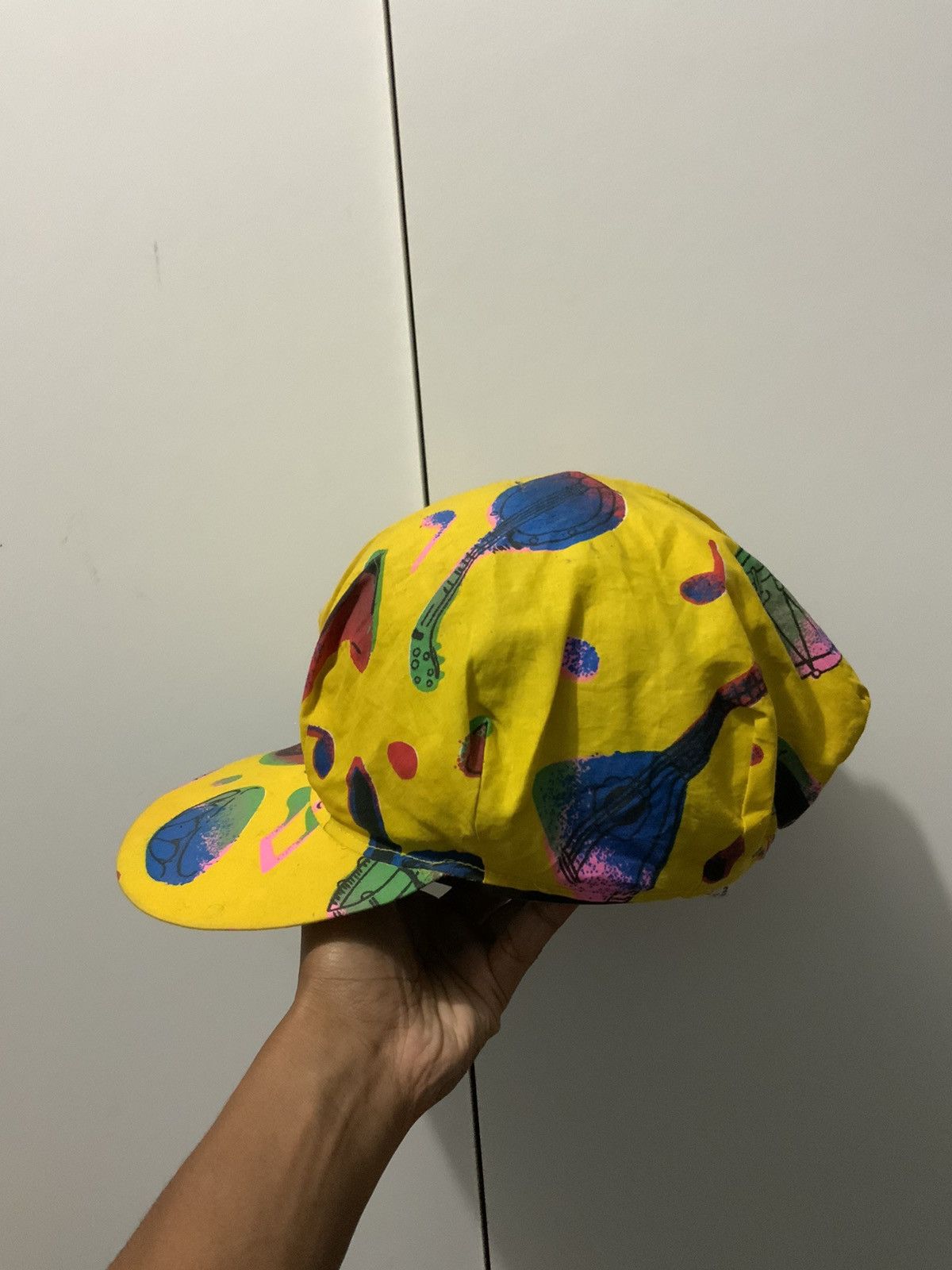 Unsound Rags Guitar Musicia Full Printed Newsboy Cap Size ONE SIZE - 2 Thumbnail