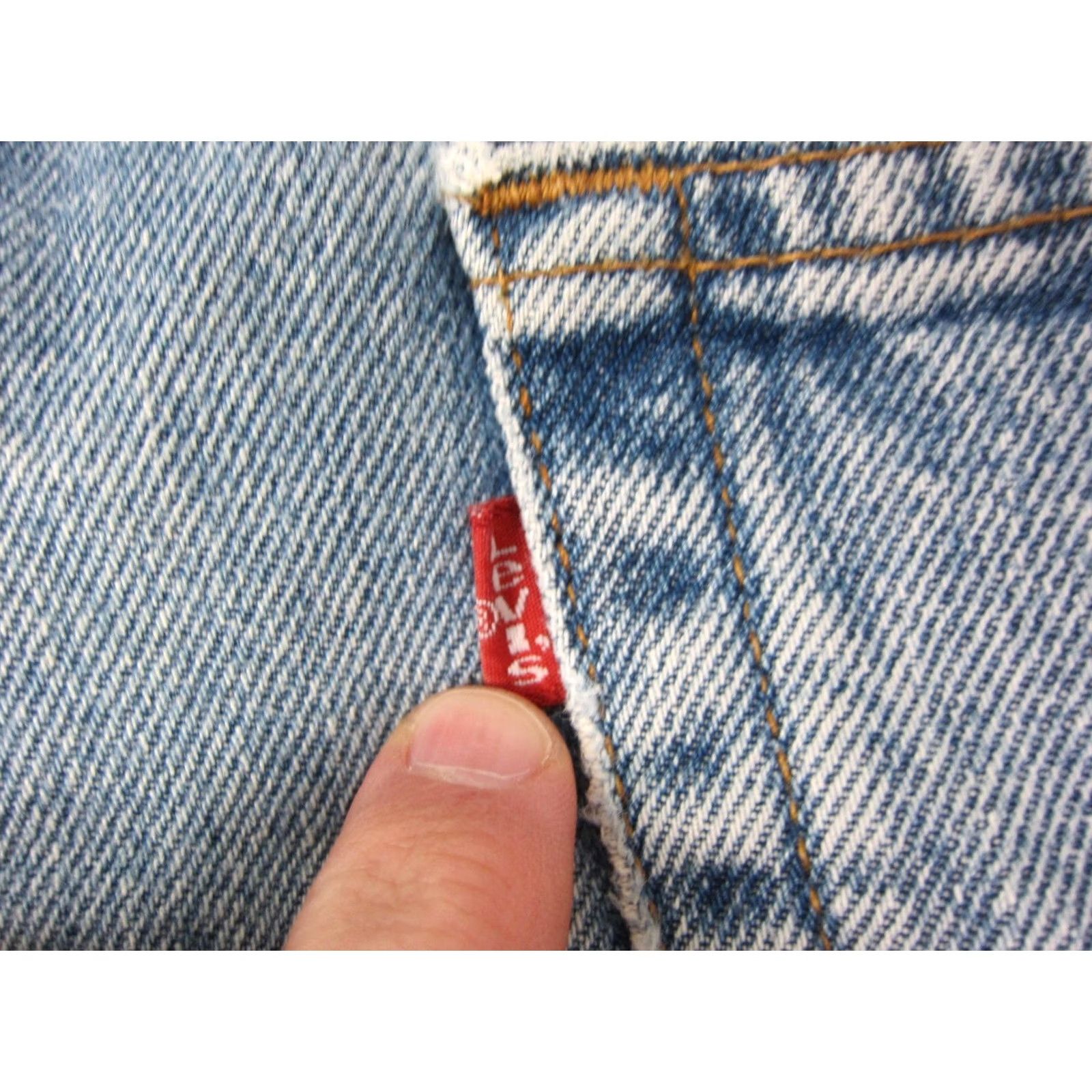 Levi's VINTAGE Levi's Jeans Mens 38x32 505 Straight Denim Blue 90s Regular Fit" Size US 38 / EU 54 - 6 Thumbnail
