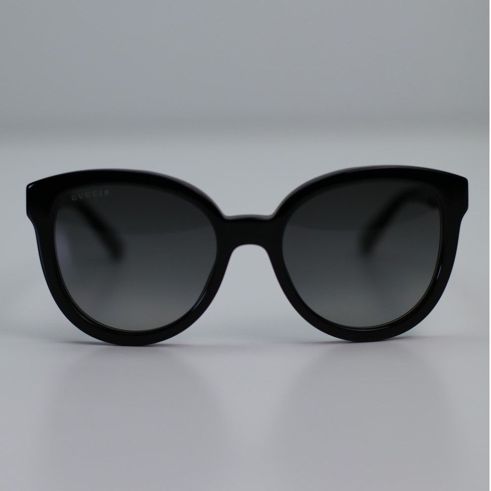 Gucci Gucci Sunglasses GG1315S 002 Shiny Black/Grey PolarizedWomen Size ONE SIZE - 7 Thumbnail